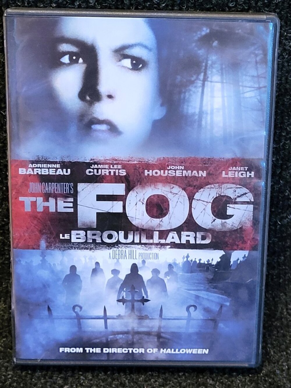 THE FOG DVD Jamie Lee Curtis Adrienne Barbeau Janet Leigh John Carpenter 1980